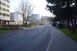 Laerholzstraße, Blick zu den Studentenwohnheimen